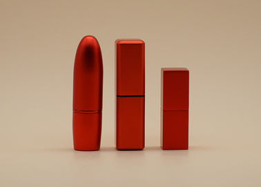 Small Volume Red Lip Balm Tubes , Customized Lipstick Containers