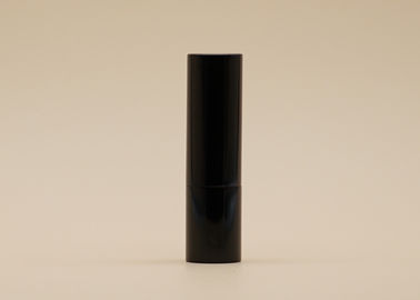 Glossy Black Custom Made Empty Lipstick Containers Smooth Feel 5g Volume